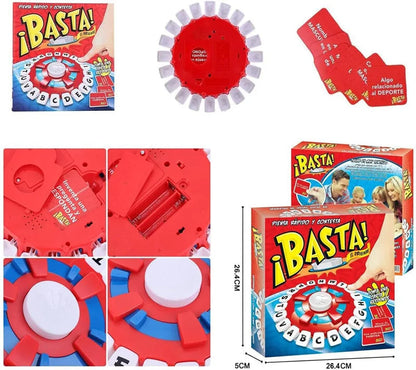 Spanish Word Board Game for Kids & Family – Fast-Paced Interactive Educational Toy Boosting Vocabulary, Spelling, and Quick Thinking Skills