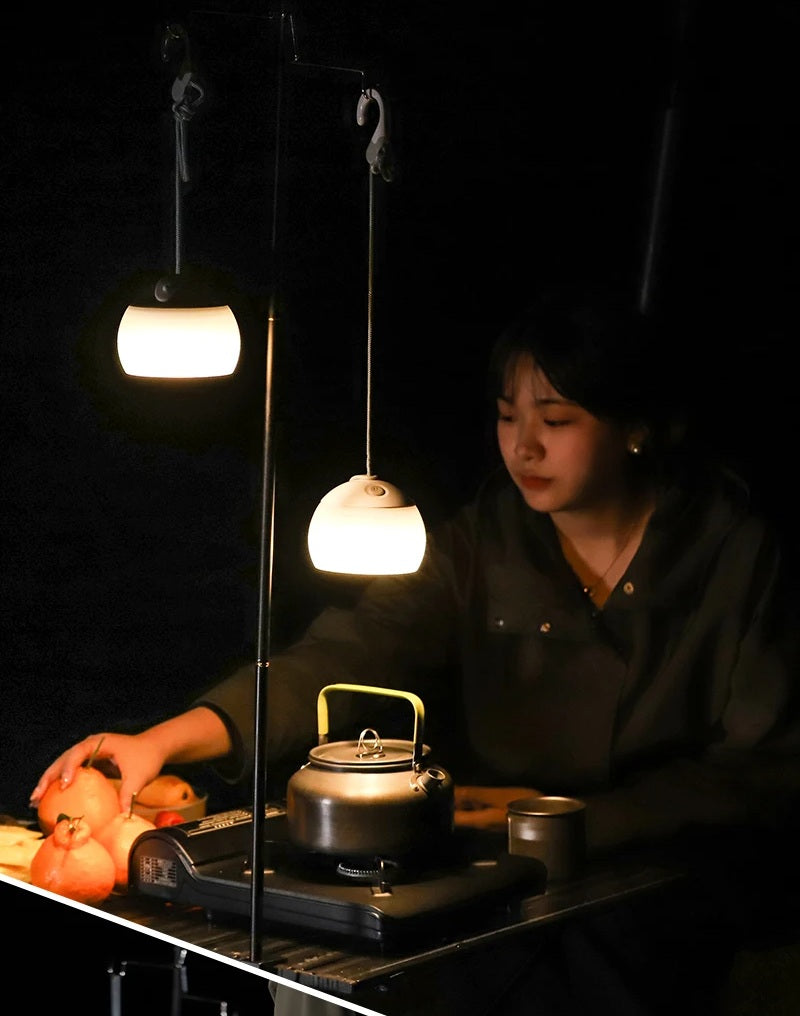 Portable Camping Tent Hanging Light – USB Rechargeable LED Lantern for Outdoor Adventures, Emergency Lighting, and Night Camps