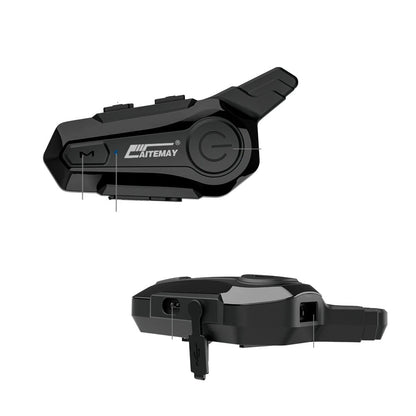 Bluetooth Motorcycle Helmet Intercom Headset – 1000M Wireless Interphone, Hands-Free Calls, Crystal Clear Audio for 2 Riders Touring & Adventure