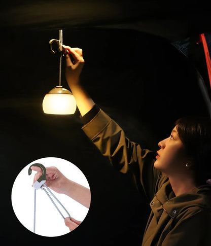 Portable Camping Tent Hanging Light – USB Rechargeable LED Lantern for Outdoor Adventures, Emergency Lighting, and Night Camps