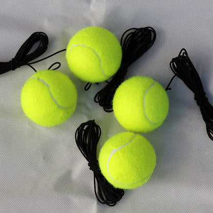 Heavy Duty Tennis Training Aid – Self-Rebound Practice Trainer with Elastic Rope and Weighted Base, Perfect Partner for Solo Tennis Training and Ball Control