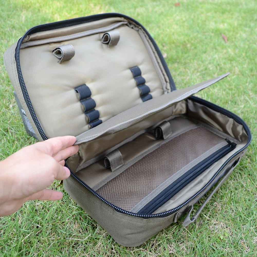 Compact Carp Fishing Tackle Bag – Buzz Bar Carryall with Rod Pod, Bank Stick Storage, and Luggage Organizer for Anglers