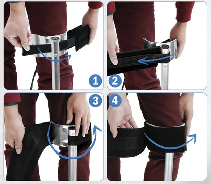 Drywall Stilt Straps – 2-Pack Adjustable Nylon Leg Bands with Padding for Comfort & Secure Fit