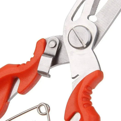 Stainless Steel Fishing Scissors – Multifunctional Hook Remover, Line Tying Clamp, and Durable Fishing Pliers for Cutting Lines and Essential Angling Accessories