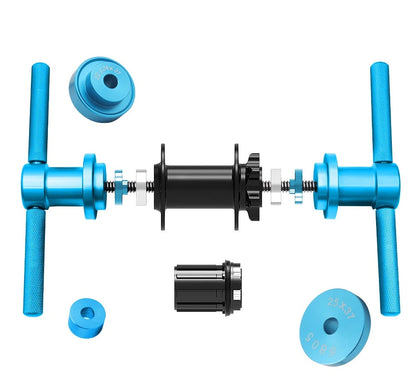 Bicycle Bearing Tool Press Clamp – Professional Hub Frame Wheel Axle Installer for Multiple Sizes Including 608, 1526, 6000, 6001, 6802, 6803, and More