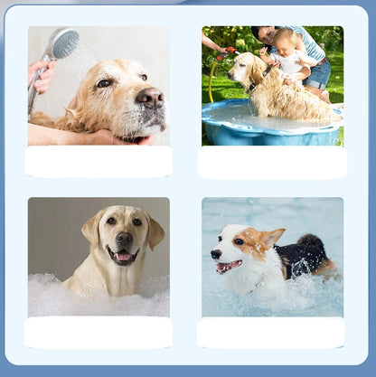 Automatic Dog Shampoo Sprayer – Rechargeable Pet Bath Mixing Bottle, IPX7 Waterproof Grooming Supplies for Dogs, Cats, Puppies, and Gentle Shampooing for Children’s Safety