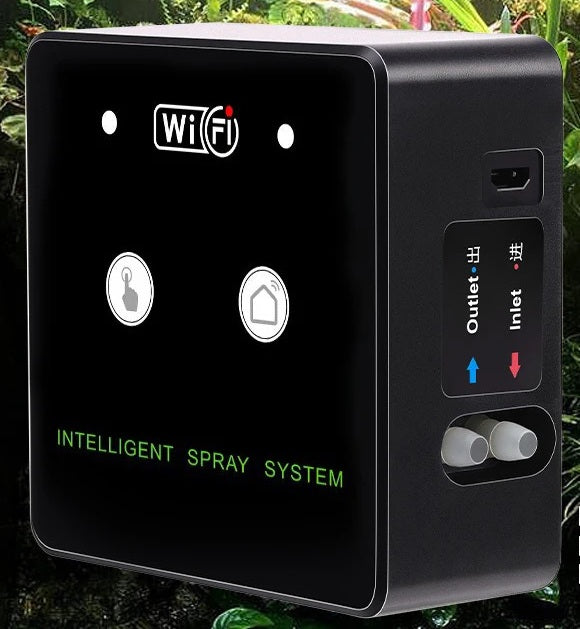 Rainforest Misting System - WiFi-Controlled Humidifier for Terrarium, Garden or Reptile Care with Auto Mist & Timer Kit
