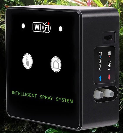 Rainforest Misting System - WiFi-Controlled Humidifier for Terrarium, Garden or Reptile Care with Auto Mist & Timer Kit