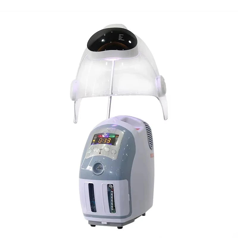 Hydrogen Oxygen Peeling Facial Mask - Hyperbaric Skin Care Machine for Acne, H2O2 Bubble Cleansing, Beauty Spa & At-Home Use