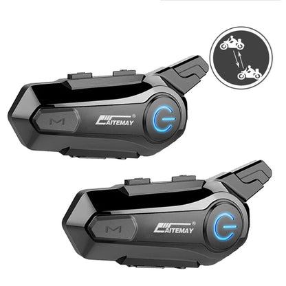 Bluetooth Motorcycle Helmet Intercom Headset – 1000M Wireless Interphone, Hands-Free Calls, Crystal Clear Audio for 2 Riders Touring & Adventure