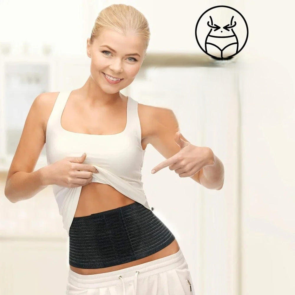 Umbilical Hernia Belt for Men and Women – Adjustable Abdominal Binder with Targeted Pad for Support, Comfort, and Pain Relief