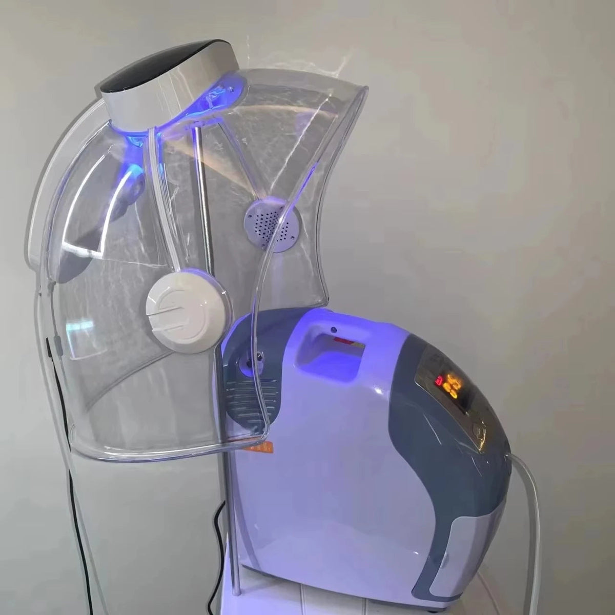 Hydrogen Oxygen Peeling Facial Mask - Hyperbaric Skin Care Machine for Acne, H2O2 Bubble Cleansing, Beauty Spa & At-Home Use