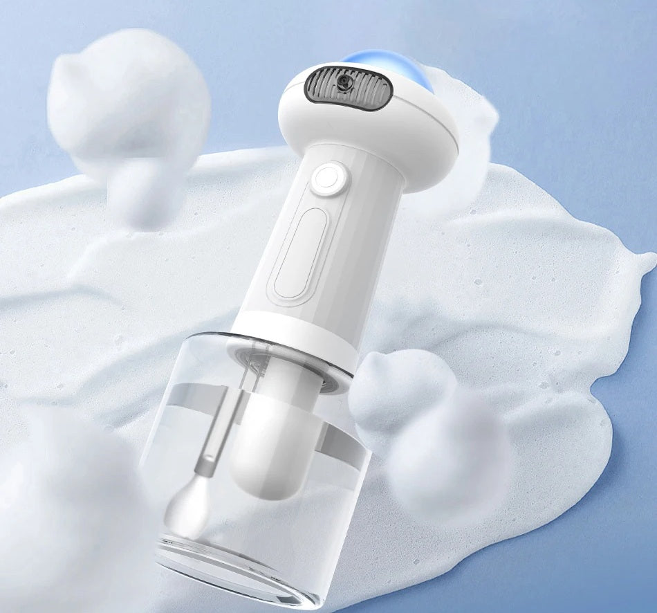 Automatic Dog Shampoo Sprayer – Rechargeable Pet Bath Mixing Bottle, IPX7 Waterproof Grooming Supplies for Dogs, Cats, Puppies, and Gentle Shampooing for Children’s Safety