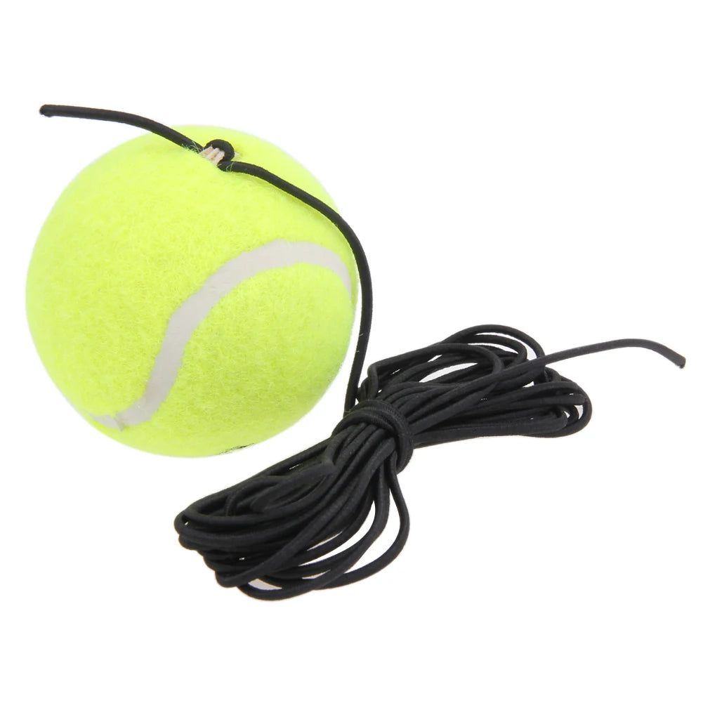 Heavy Duty Tennis Training Aid – Self-Rebound Practice Trainer with Elastic Rope and Weighted Base, Perfect Partner for Solo Tennis Training and Ball Control