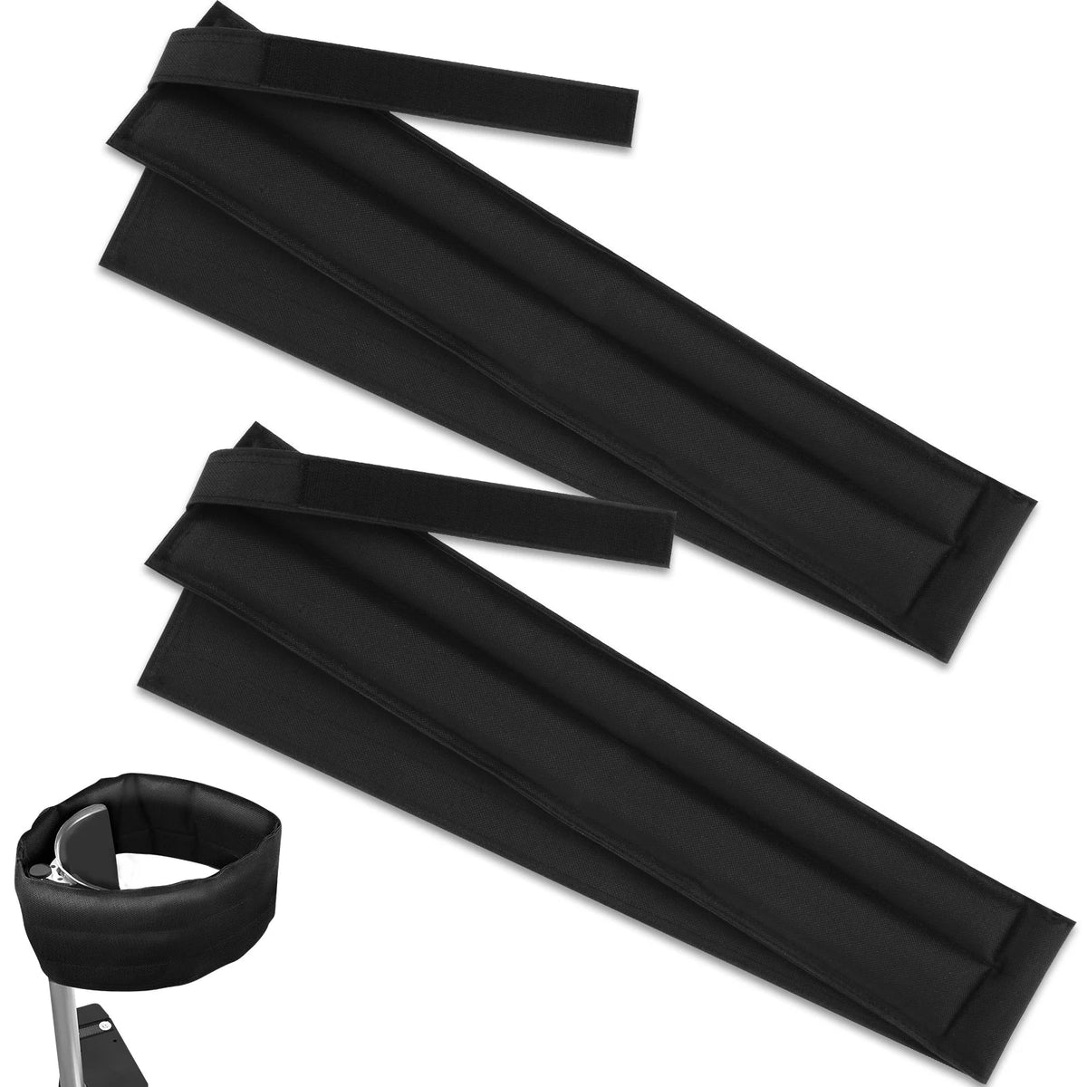 Drywall Stilt Straps – 2-Pack Adjustable Nylon Leg Bands with Padding for Comfort & Secure Fit