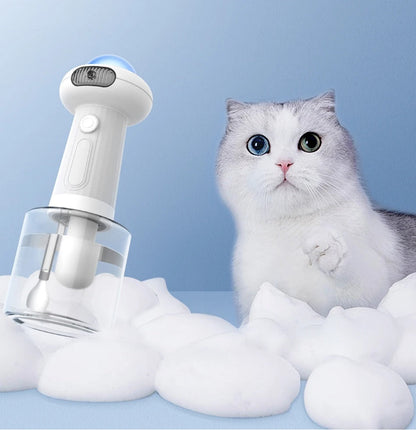 Automatic Dog Shampoo Sprayer – Rechargeable Pet Bath Mixing Bottle, IPX7 Waterproof Grooming Supplies for Dogs, Cats, Puppies, and Gentle Shampooing for Children’s Safety