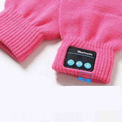 Smart Bluetooth Touchscreen Gloves – Wireless Bluetooth-Compatible Speaker Gloves with Warm Fabric, Outdoor Winter Smart Gloves for Calling, Music, and Touchscreen Use