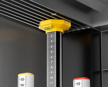 Steel Keel Ceiling Leveling Tool – Professional Gradienter Stick, Equal Height Ruler for Wall and Floor Tile Installation, Precise Building Artifact