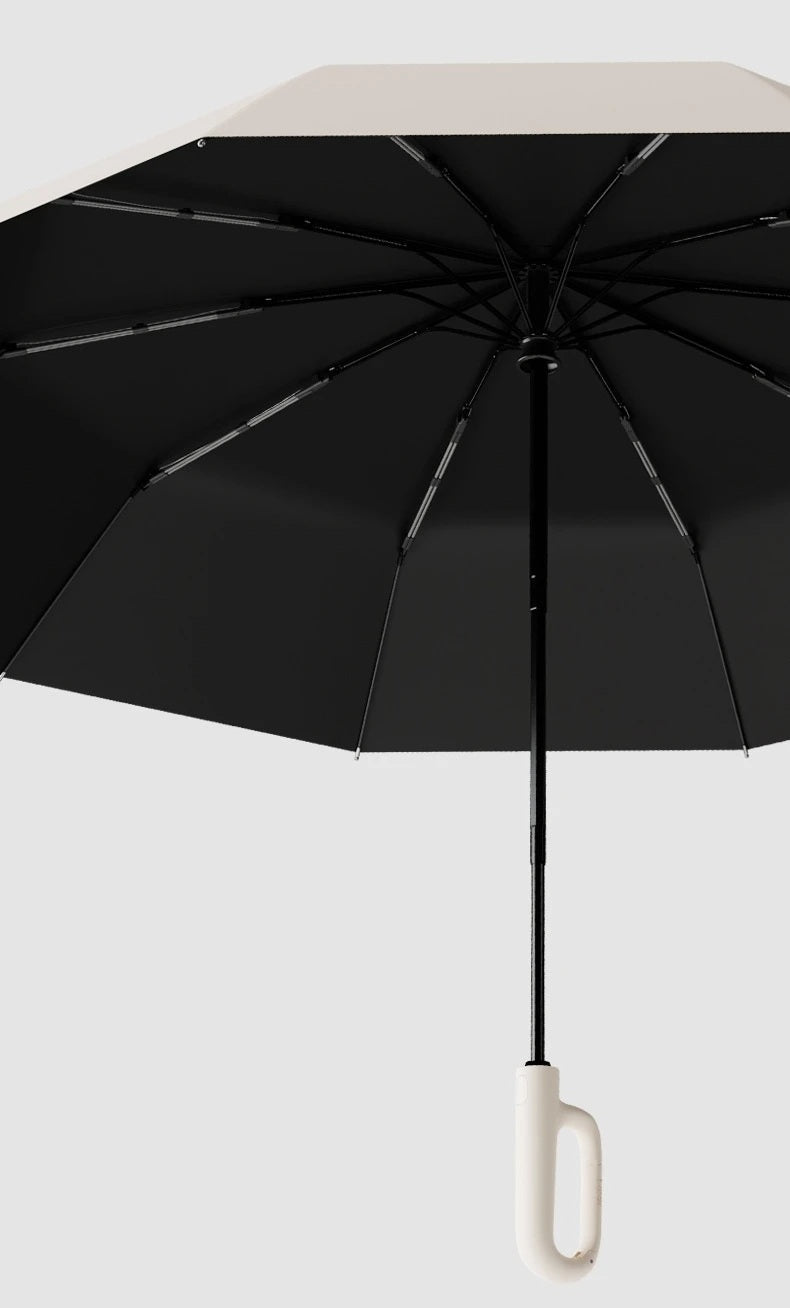 Extra-Large Reinforced Automatic Umbrella – Windproof, Rain-Resistant, UV-Blocking Ring-Buckle Design for Reliable All-Weather Protection