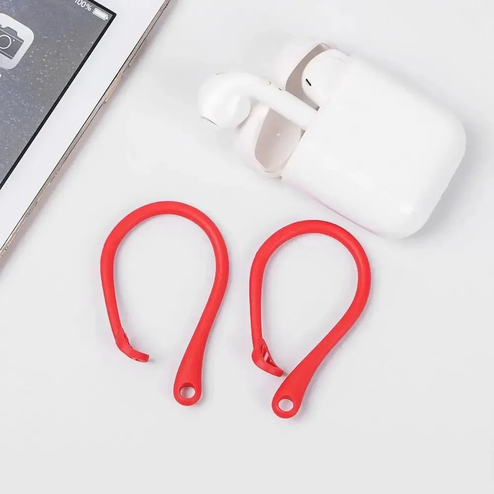 Anti-Fall Silicone Sports Earhooks – Secure Bluetooth Earphone Protector for AirPods, Wireless Earbuds & Active Lifestyles