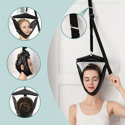 Home Cervical Traction Device – Neck Pain Relief and Spine Alignment with Comfortable, Adjustable Support for Daily Use