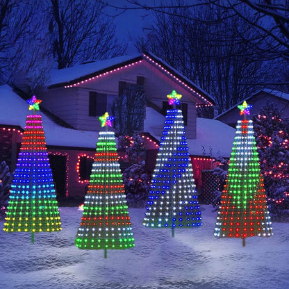 Multicolor LED Animated Lightshow Christmas Tree For Outdoor