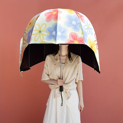 Helmet Umbrella Hat – Multi-Functional Sunshade Rain Hat for Outdoor Travel, Casual Use & Hands-Free Weather Protection