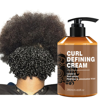 Define Your Curls Argan Oil Cream – Lightweight Hold and Brilliant Shine with Nourishing Oils for Bouncy, Beautiful, and Frizz-Free Curls