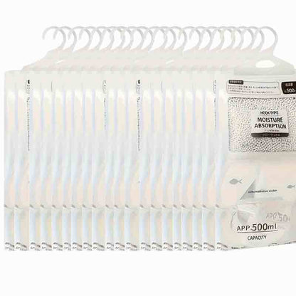 Hanging Desiccant Moisture Absorber Bags – No-Power Damp Traps for Closets, Wardrobes, Cabinets, Basements and Storage