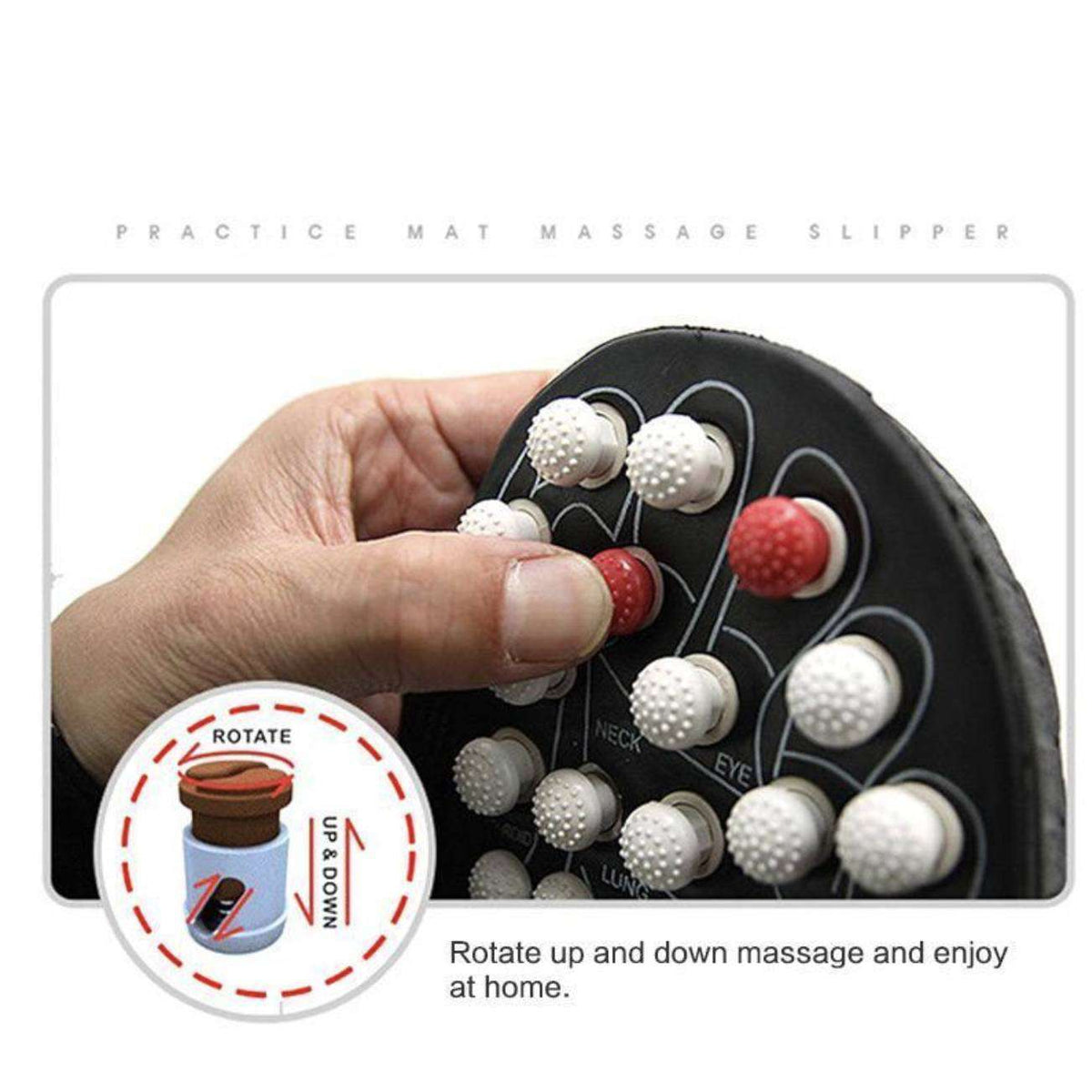 Acu-Pressure Relief Foot Massage Slippers