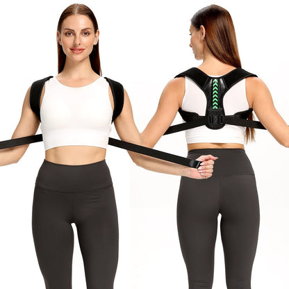 Adjustable Shoulder Posture Support Brace, Padded Figure-Eight Harness