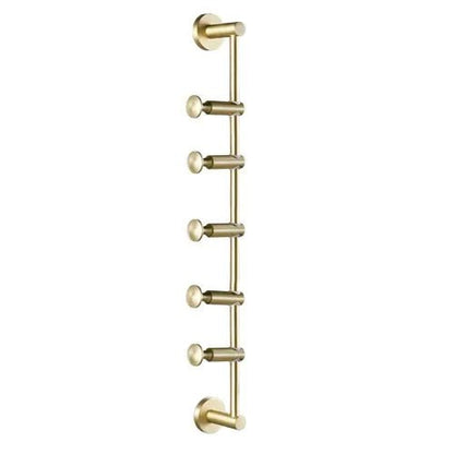 Adjustable Brass Wall Hanger – Stylish Storage for Hats, Scarves & Bags