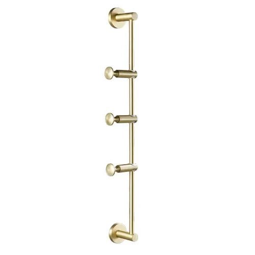Adjustable Brass Wall Hanger – Stylish Storage for Hats, Scarves & Bags
