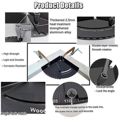 Adjustable Corner Clamps for Woodworking - Carpentry Tools and Accessories Right Angle Clamp