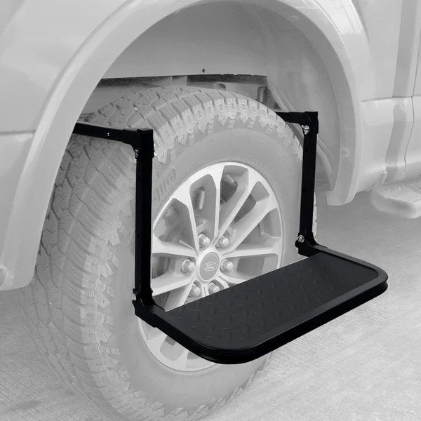 Adjustable Folding Tire Step - Portable Heavy Duty Tire Step for  Pickup Truck, SUV and RVs