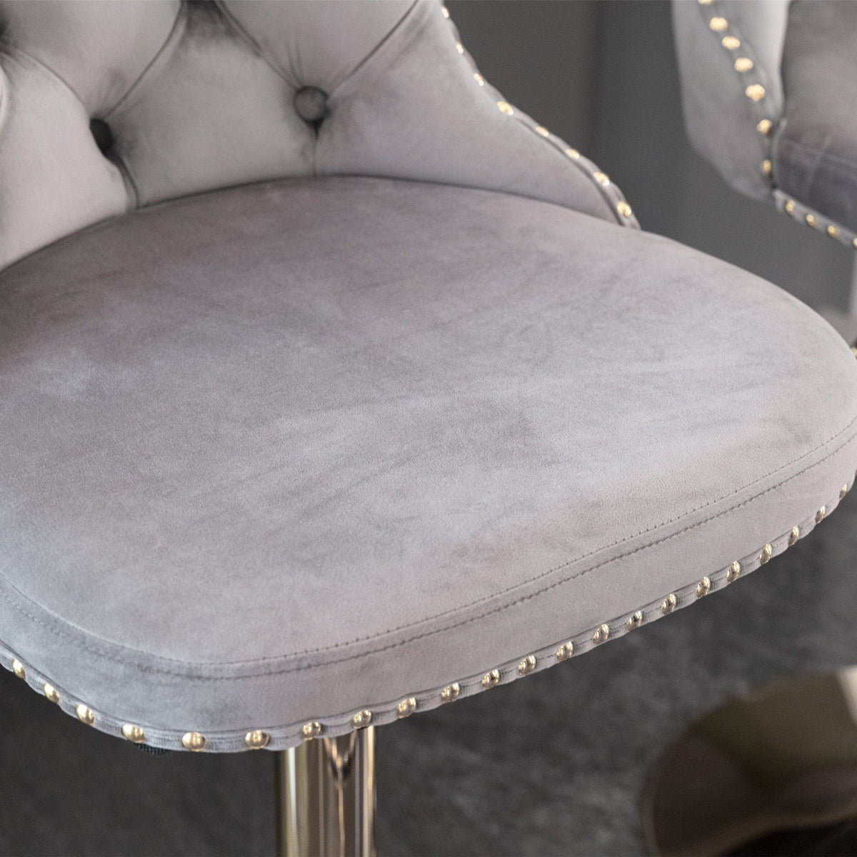 Modern Upholstered Bar Stools with Backs Comfortable Tufted for Home Pub and Kitchen - Adjustable Seat Height from 25-33 Inch