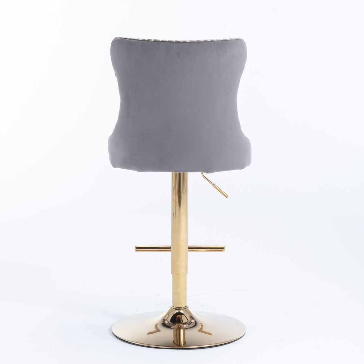 Modern Upholstered Bar Stools with Backs Comfortable Tufted for Home Pub and Kitchen - Adjustable Seat Height from 25-33 Inch