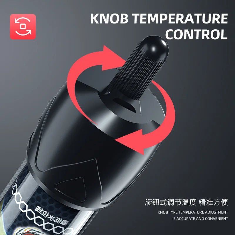Adjustable Temperature Thermostat Heater Rod - Electronic Thermostat LED Indicator Light for Freshwater, Marine, Fish Tanks