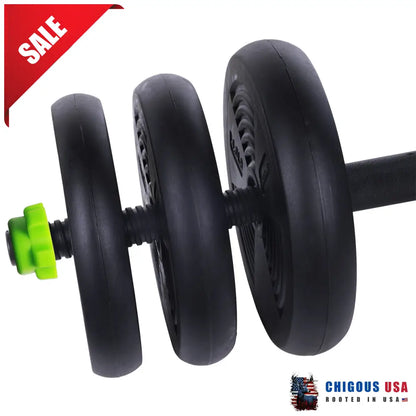 Adjustable Weight Training Barbell Dumbbell Set Dumbbells