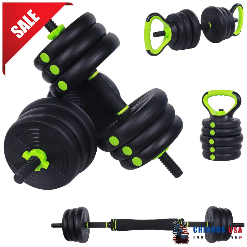 Adjustable Weight Training Barbell Dumbbell Set Dumbbells