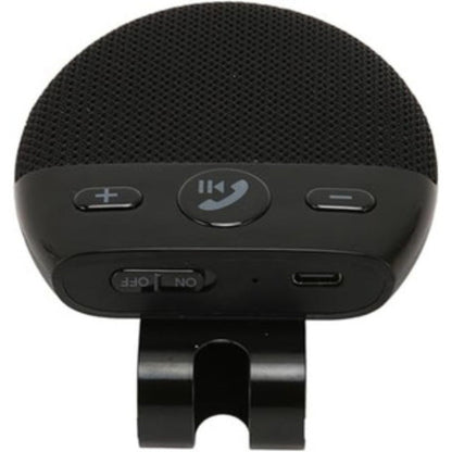 Hands-Free Car Kit Speaker – Bestselling Wireless Sun Visor Speakerphone with Built-In Microphone & Music Playback for Safe Driving and Clear Calls