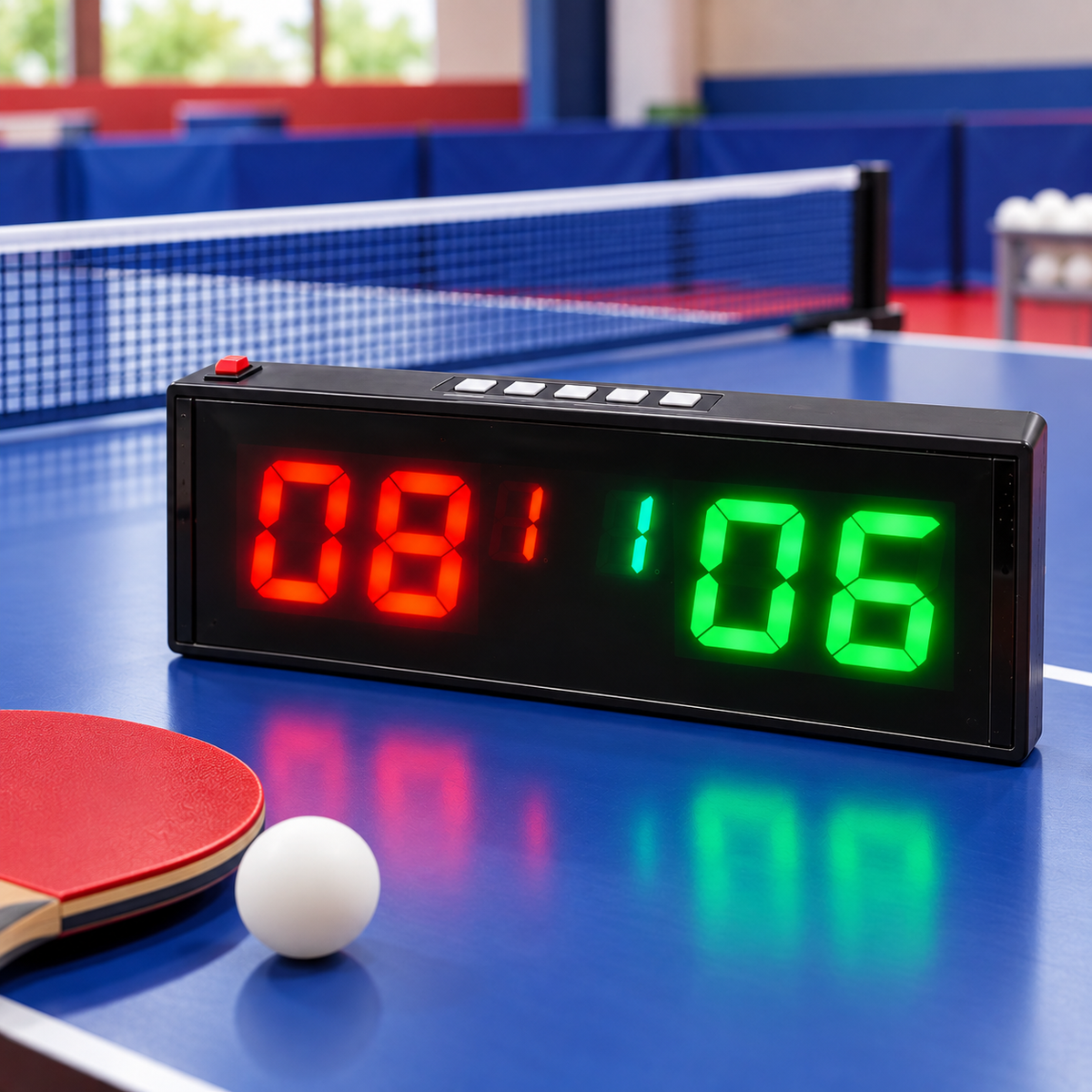 Electronic Sports Score Counter – Remote-Control Digital Scorer for Table Tennis, Badminton and Indoor Games with Clear Display and Easy Score Tracking