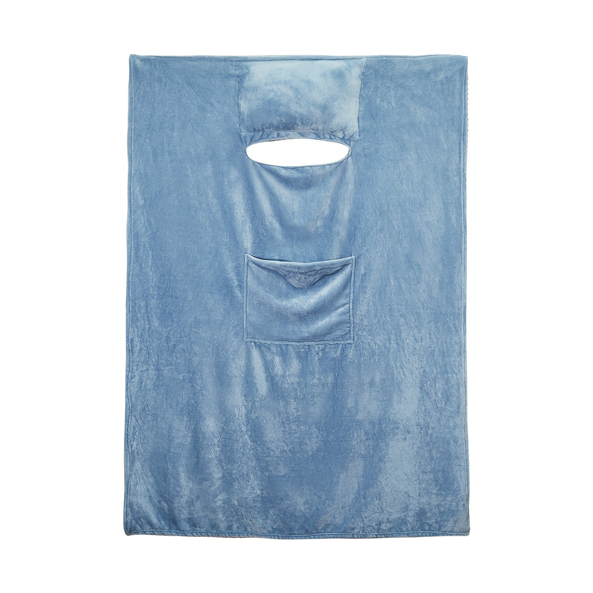 Portable Winter Car Blanket with Pillow – Soft Flannel Travel Throw for Sofa, Backseat, or Office Air Conditioning Warmth