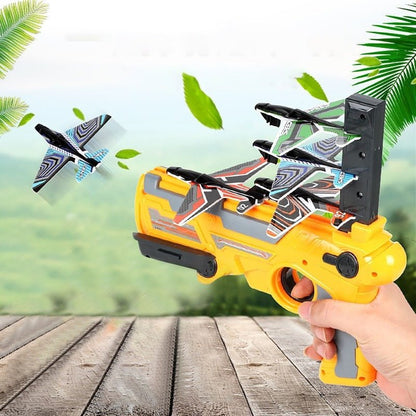 Airplane Launcher - Rapid Toy Airplane Launcher with 3 Small Plane Toy for Kids