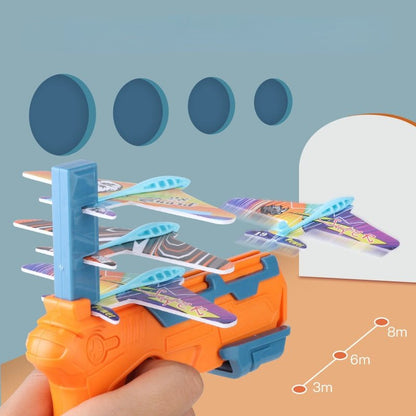 Airplane Launcher - Rapid Toy Airplane Launcher with 3 Small Plane Toy for Kids