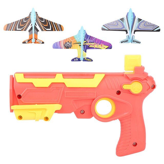 Airplane Launcher - Rapid Toy Airplane Launcher with 3 Small Plane Toy for Kids