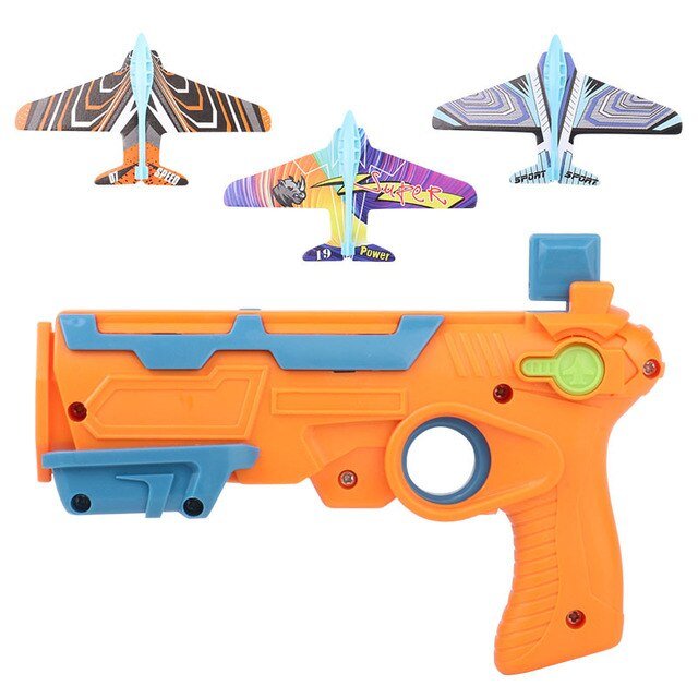 Airplane Launcher - Rapid Toy Airplane Launcher with 3 Small Plane Toy for Kids