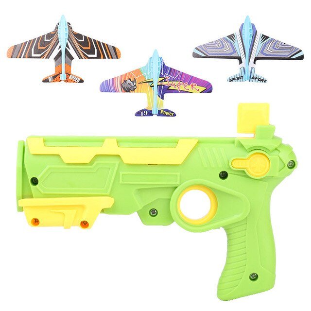 Airplane Launcher - Rapid Toy Airplane Launcher with 3 Small Plane Toy for Kids