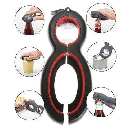 All-in-1 Twist Off Opener for Cans, Jars & Bottles