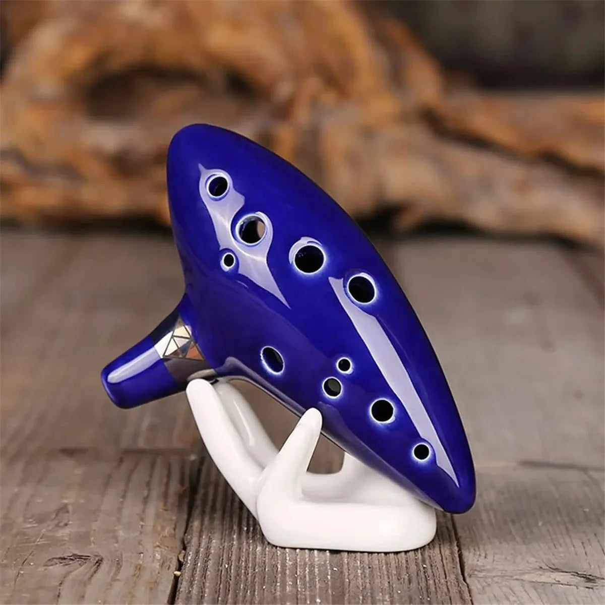 Alto C Ceramic Ocarina – 12-Tone Beginner & Professional Musical Instrument